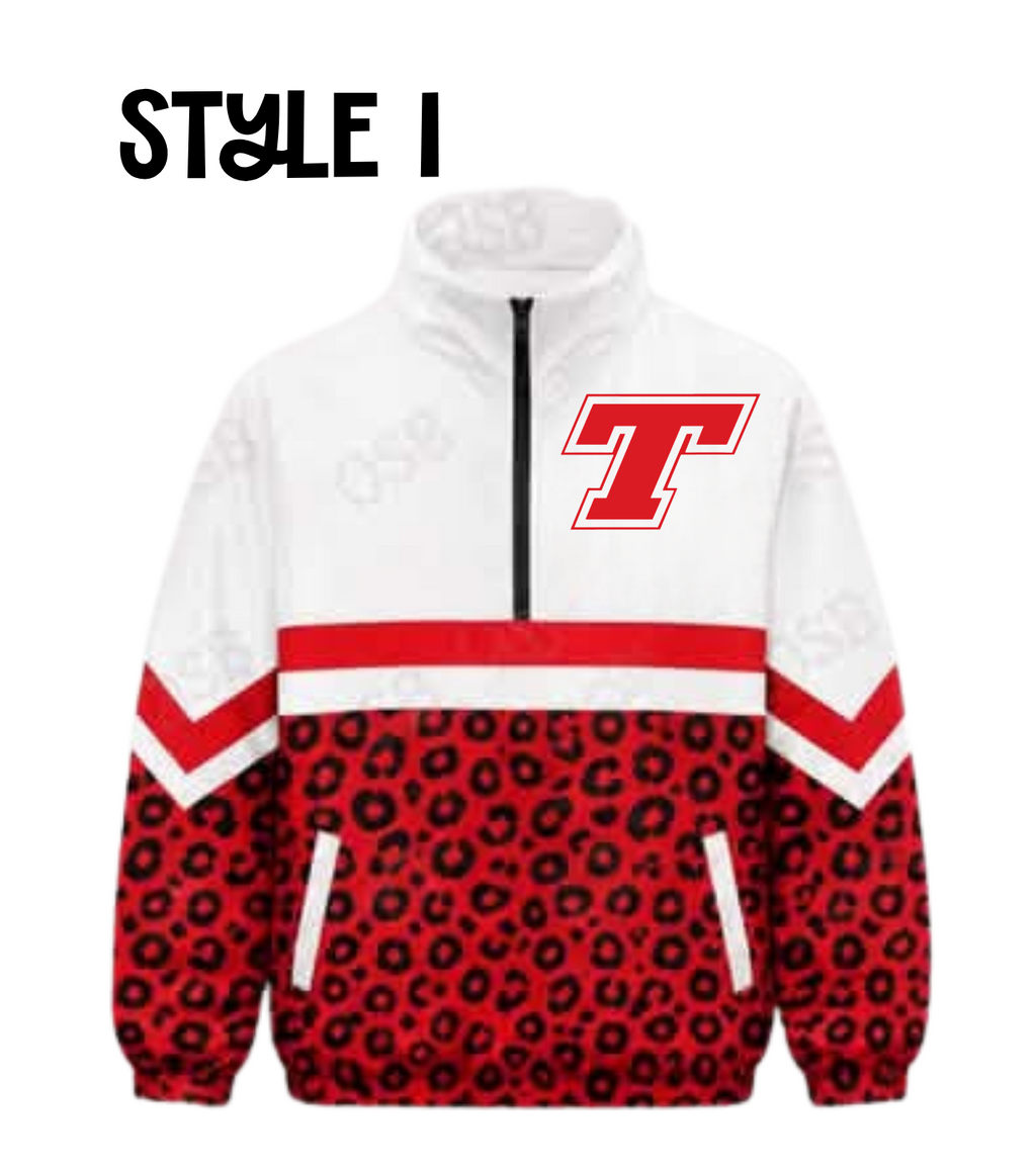 Tonganoxie Chieftains Quarter Zip Windbreaker PRE-ORDER