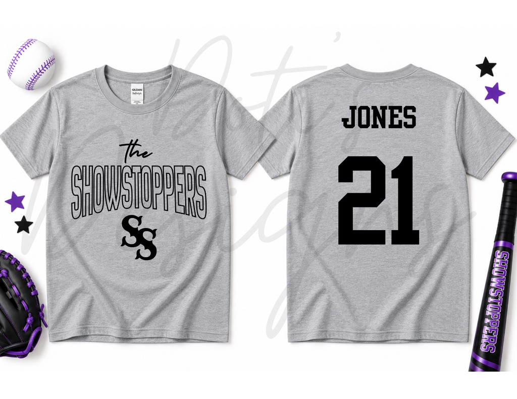 Retro Showstoppers on Grey - CUSTOM