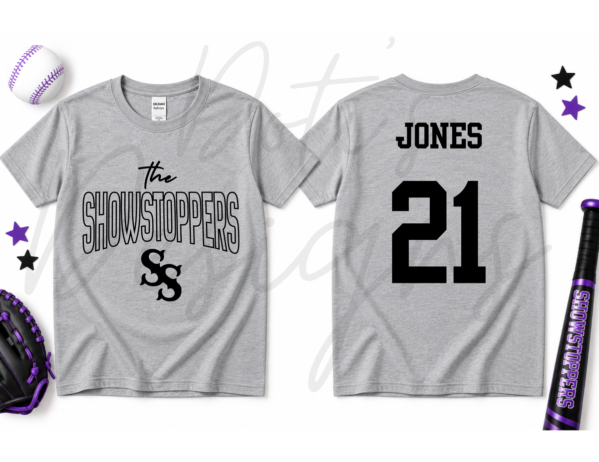 Retro Showstoppers on Grey - CUSTOM