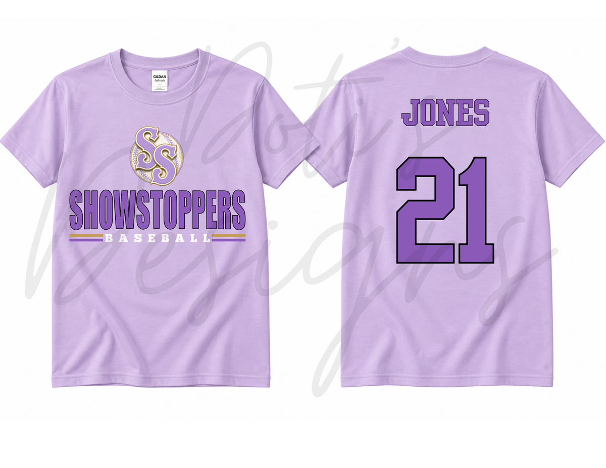 Showstoppers Lined on Purple - CUSTOM