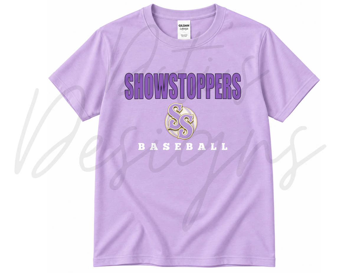 Showstoppers Baseball on Purple