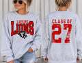 Lansing Lions - Retro School Mascot