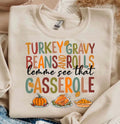 Turkey Gravy Beans and Rolls