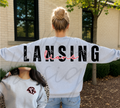 Lansing Lions Varsity Sweatshirt - Back/Pocket Design