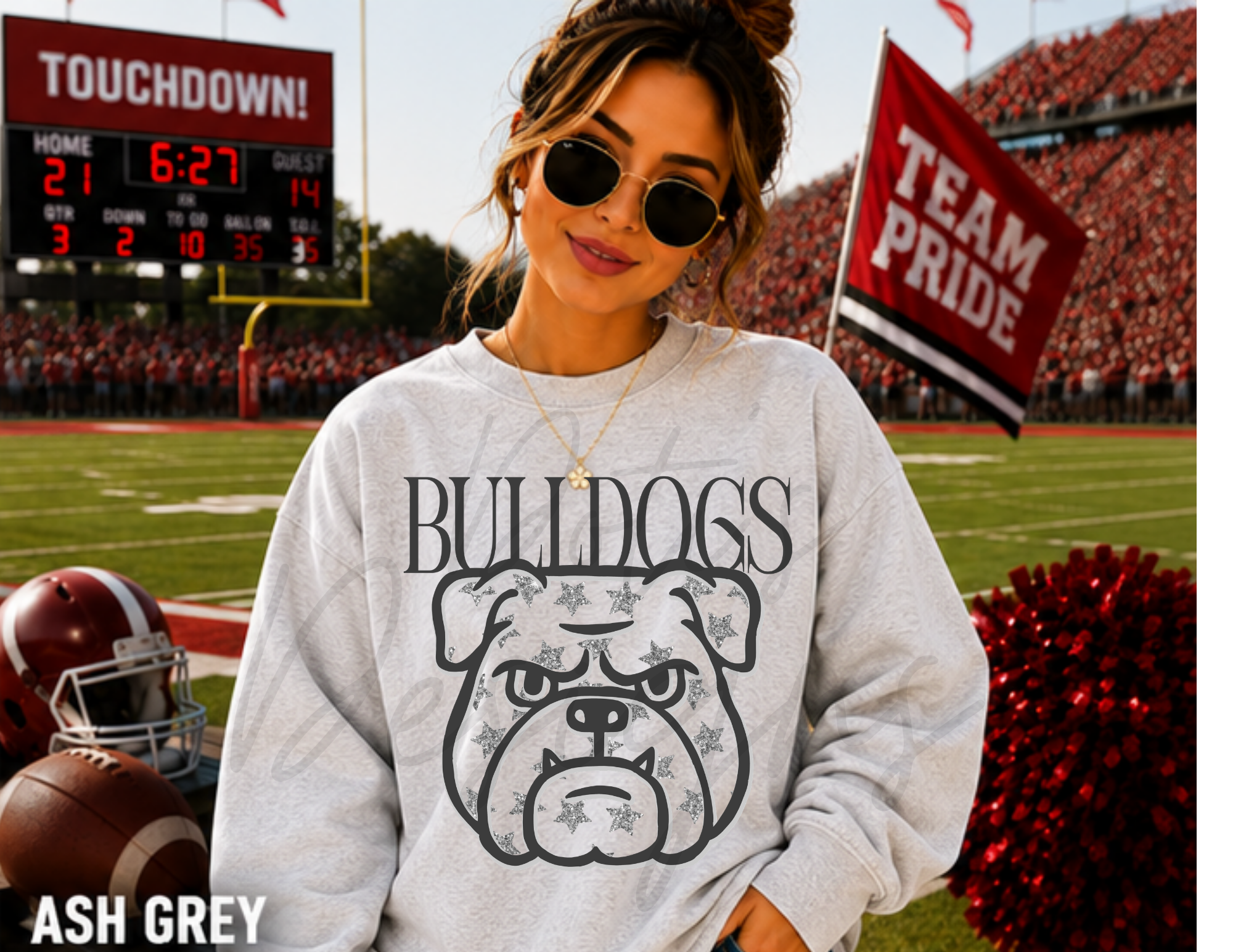 Bulldogs Glitter Star