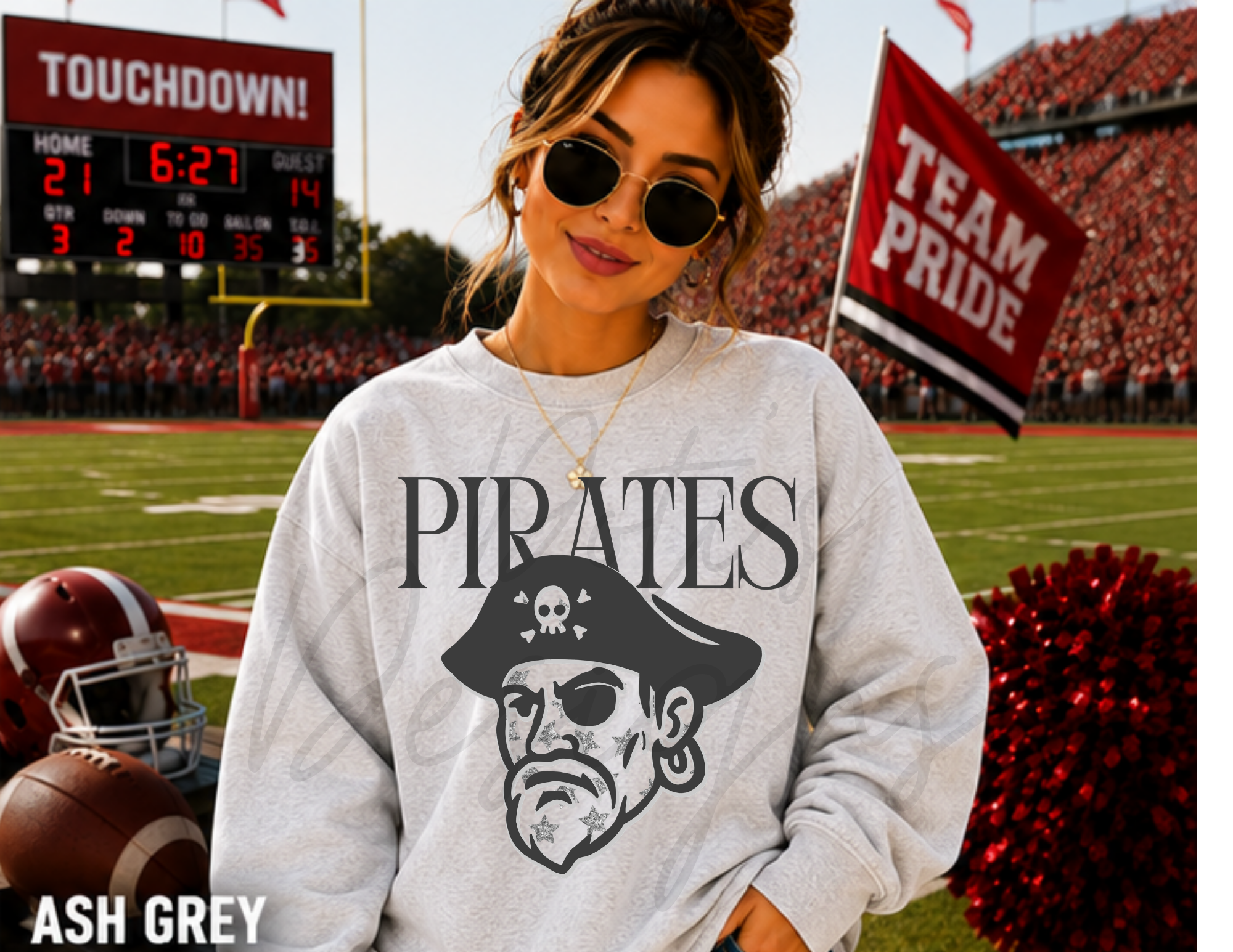 Pirates Glitter Star