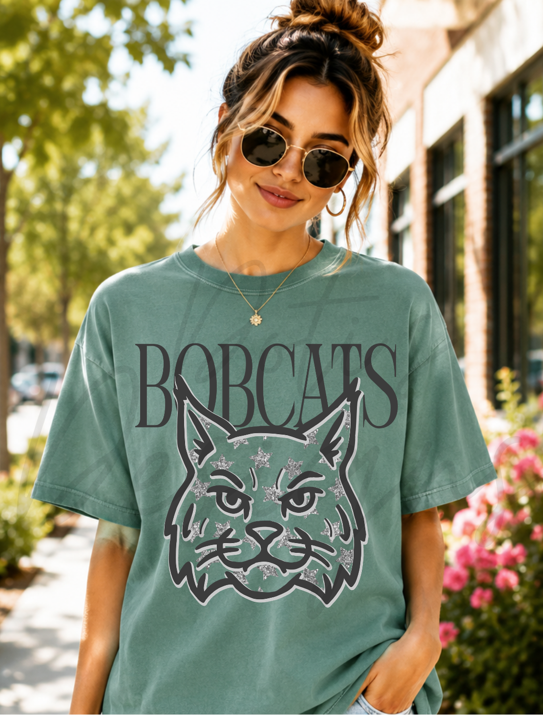 Bobcats Glitter Star
