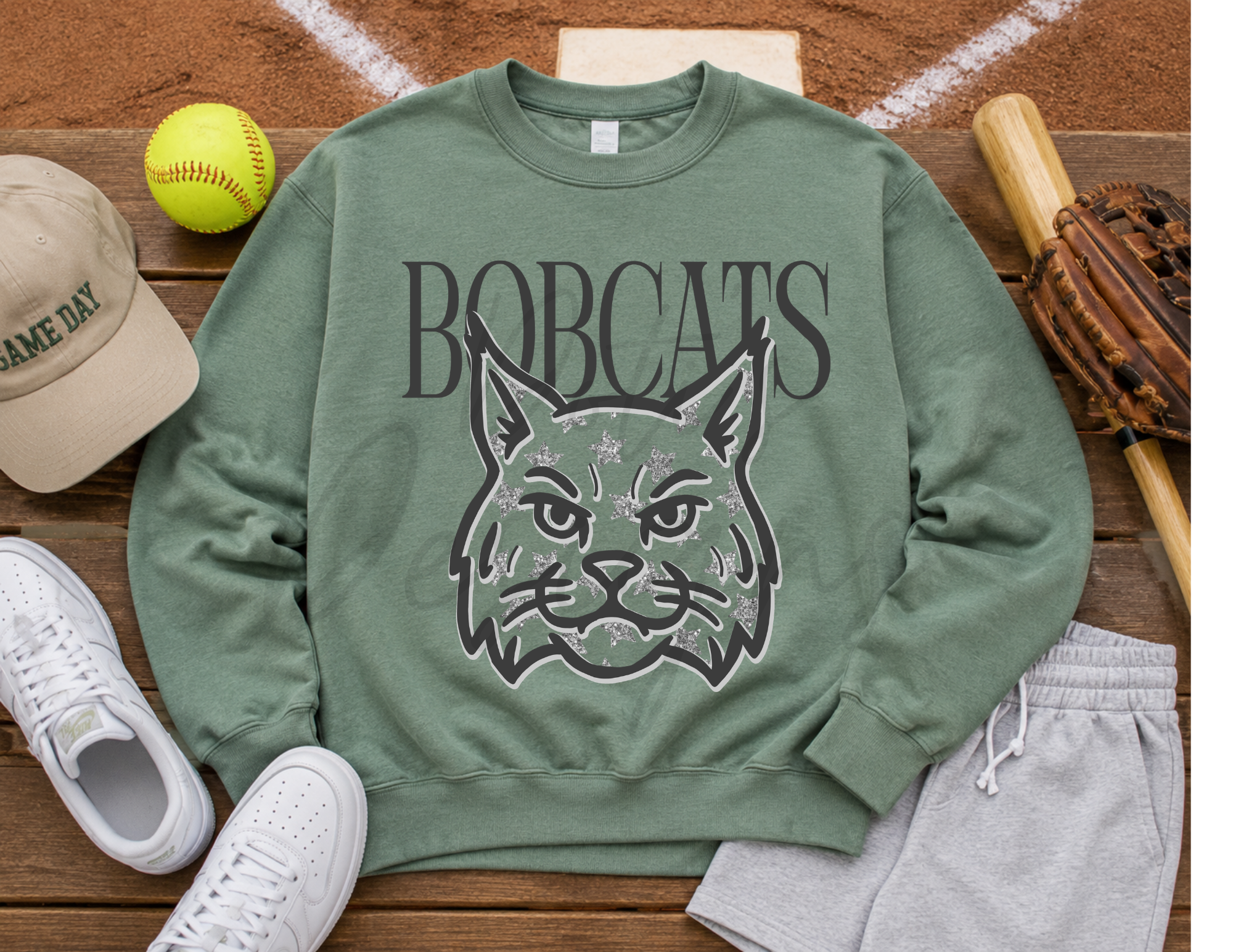 Bobcats Glitter Star