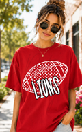 Lions Polka Dot Football