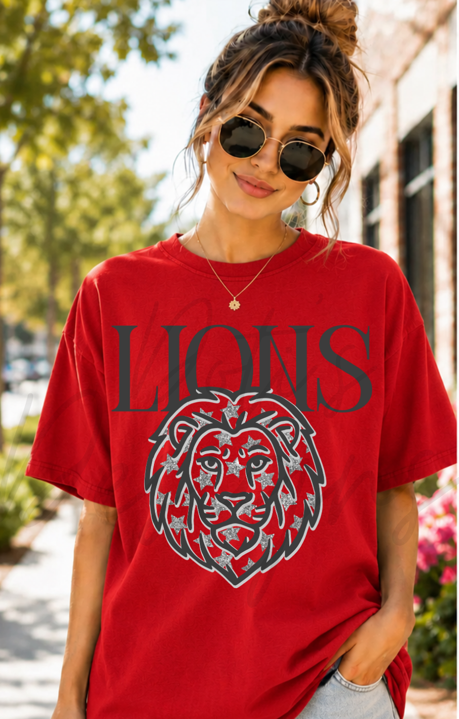 Lions Glitter Star