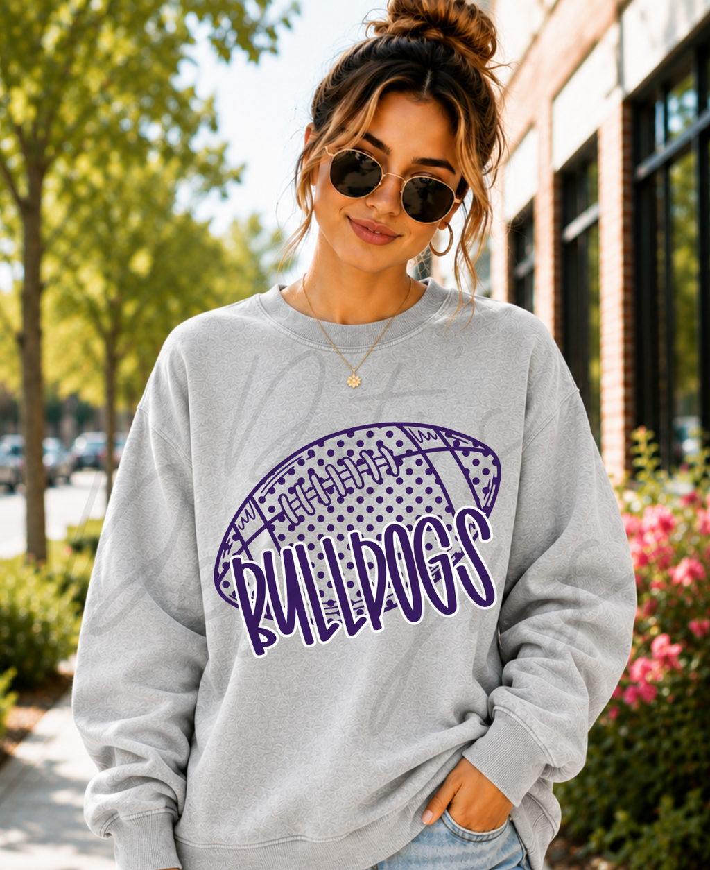 Vikings Polka Dot Football