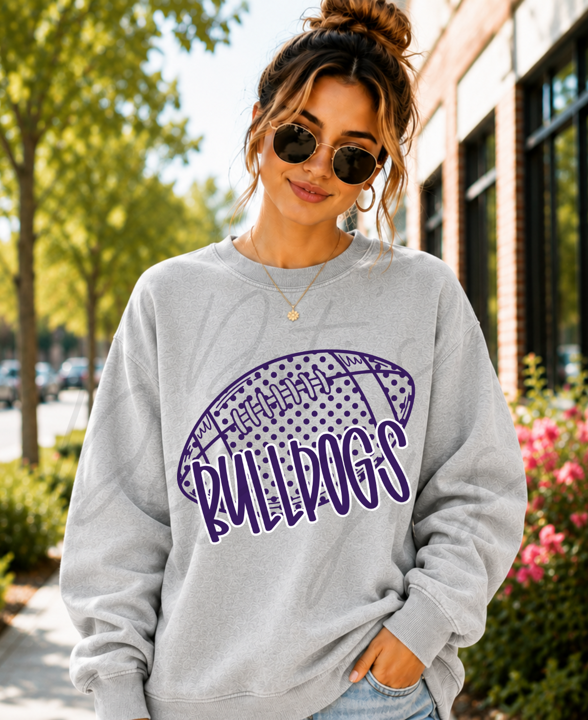 Vikings Polka Dot Football