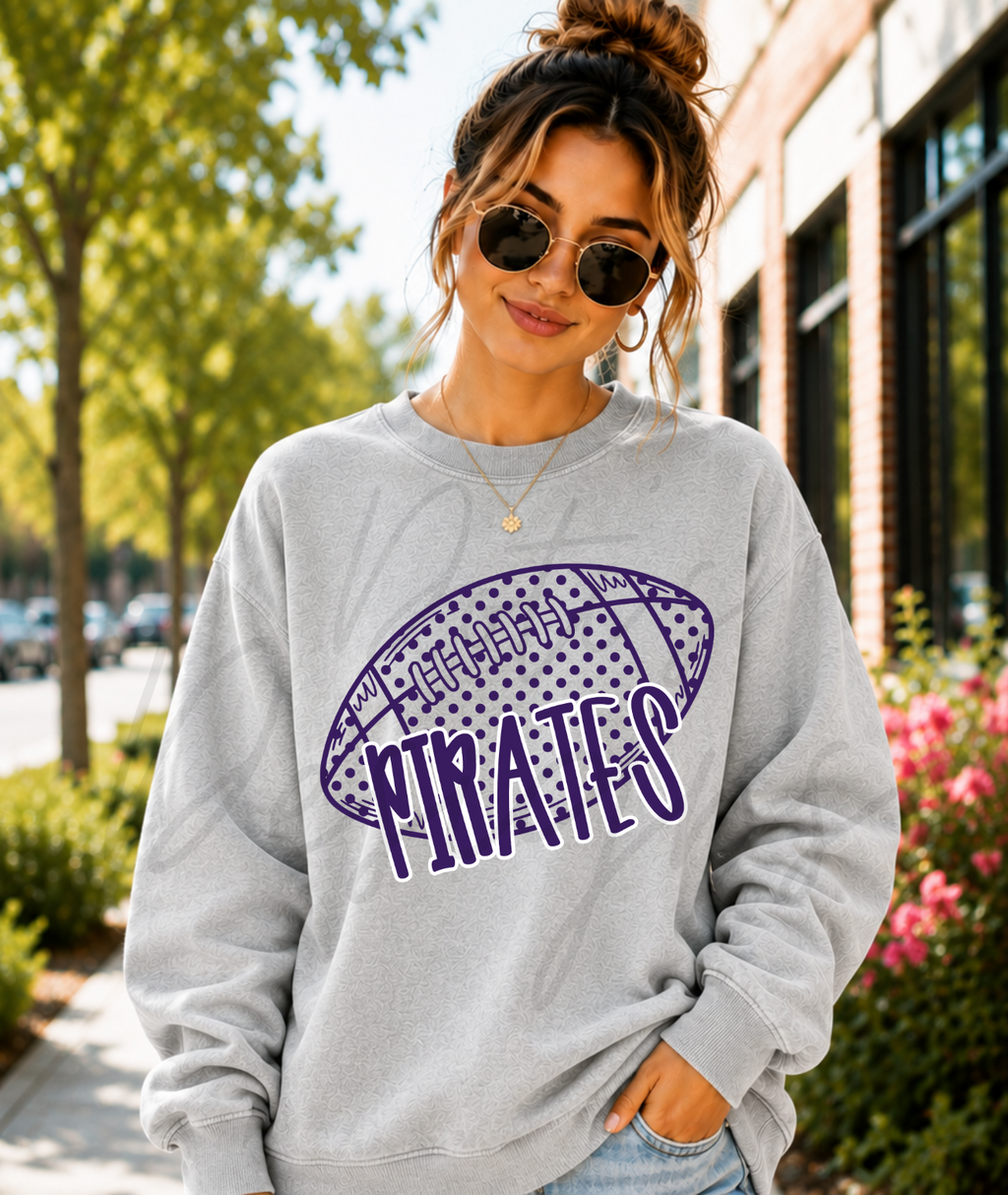 Pirates Polka Dot Football
