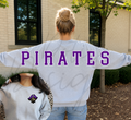 Pirates Varsity Sweatshirt - Back/Pocket Design