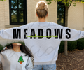 Meadows Roadrunners Varsity Sweatshirt - Back/Pocket Design