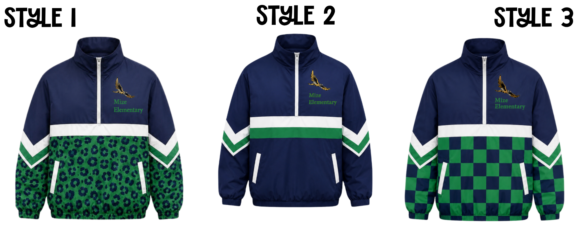 Mize Hawks Quarter Zip Windbreaker PRE-ORDER