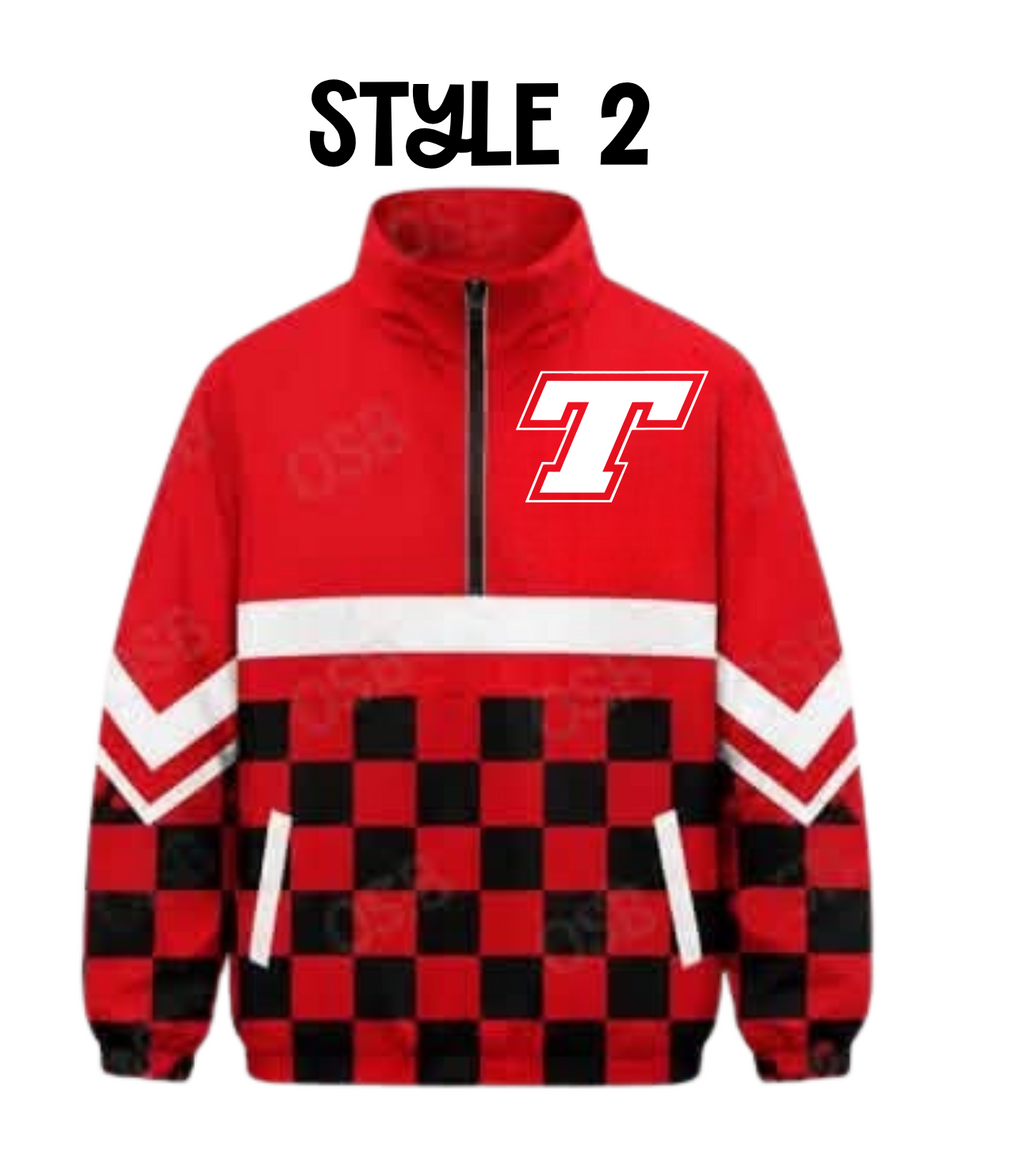 Tonganoxie Chieftains Quarter Zip Windbreaker PRE-ORDER