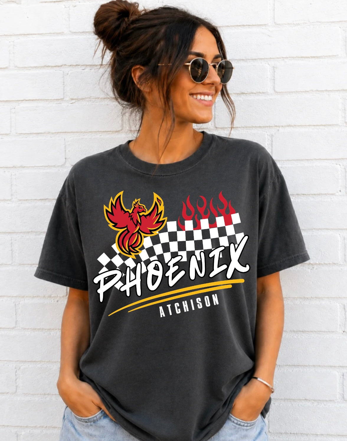 Atchison Phoenix Checkered T-Shirt