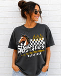 MacArthur Mustangs Checkered T-Shirt