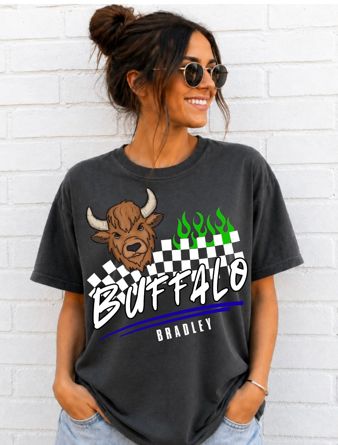 Bradley Buffalo Checkered T-Shirt