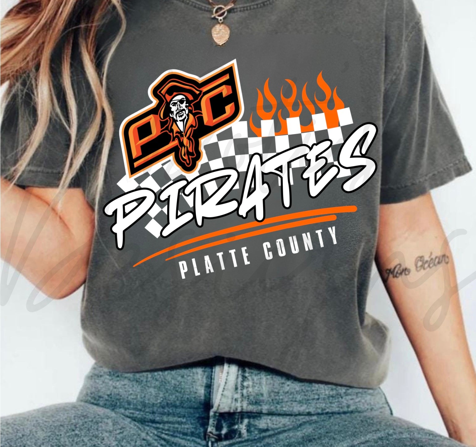 PC Pirates Checkered T-Shirt
