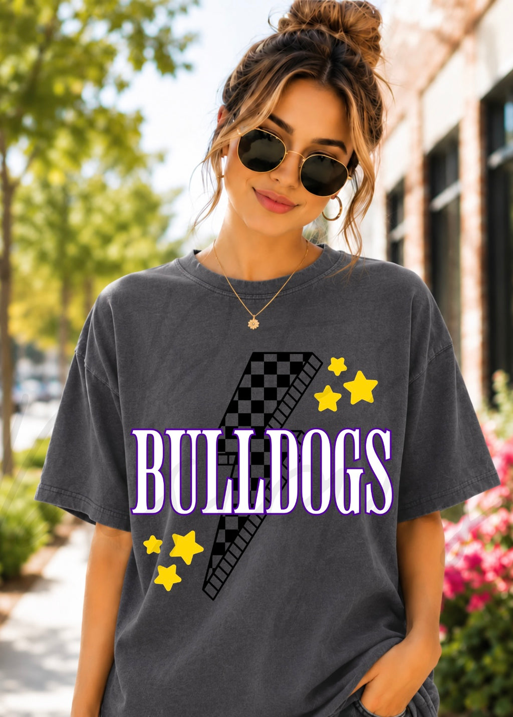Bulldogs Leopard/Check Bolt