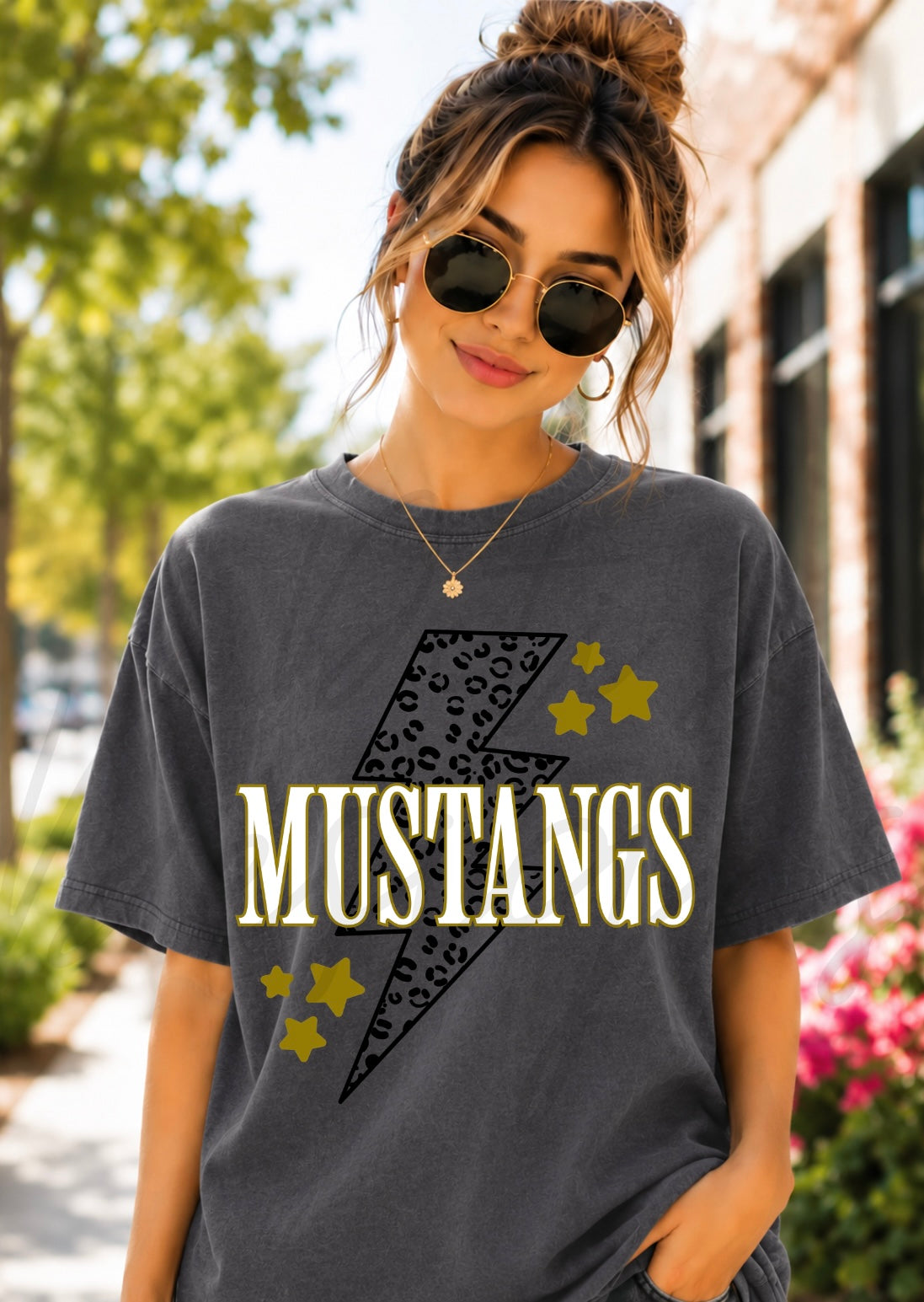 Mustangs Leopard/Check Bolt