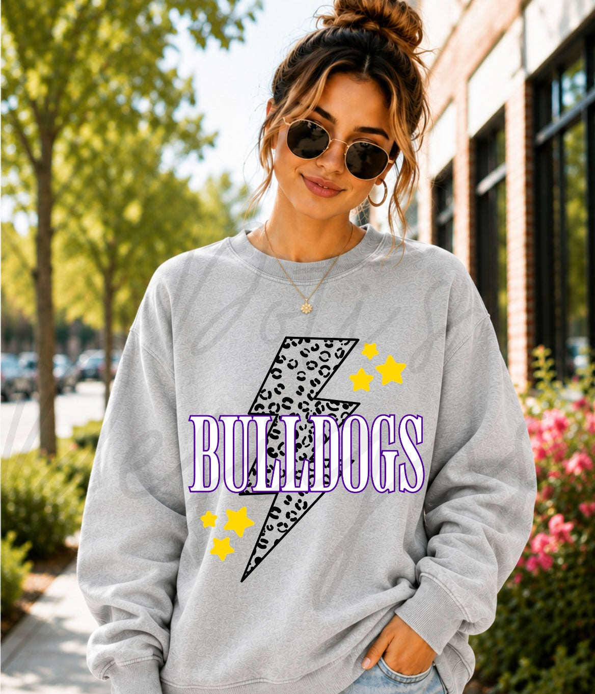 Bulldogs Leopard/Check Bolt