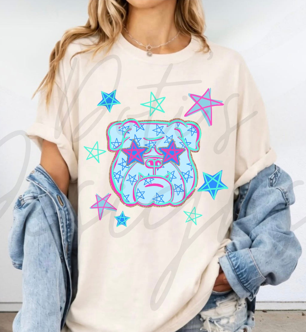 Bulldogs Doodle Mascot