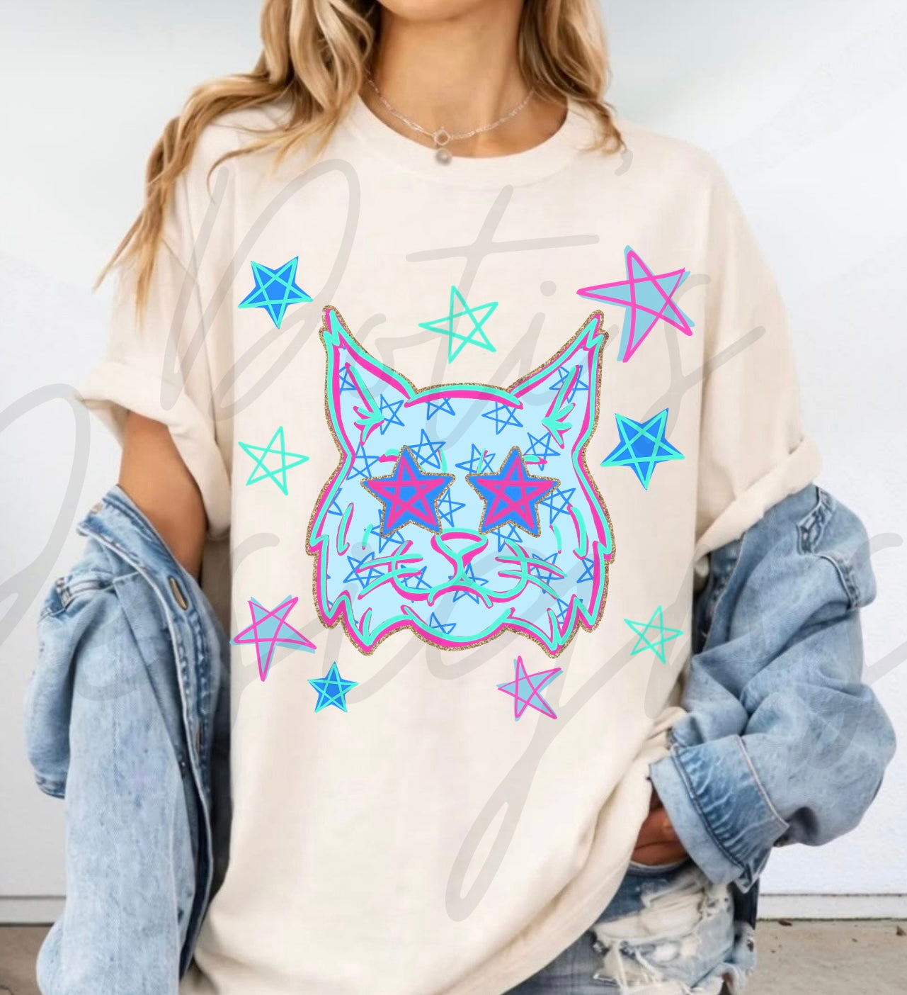 Bobcats Doodle Mascot
