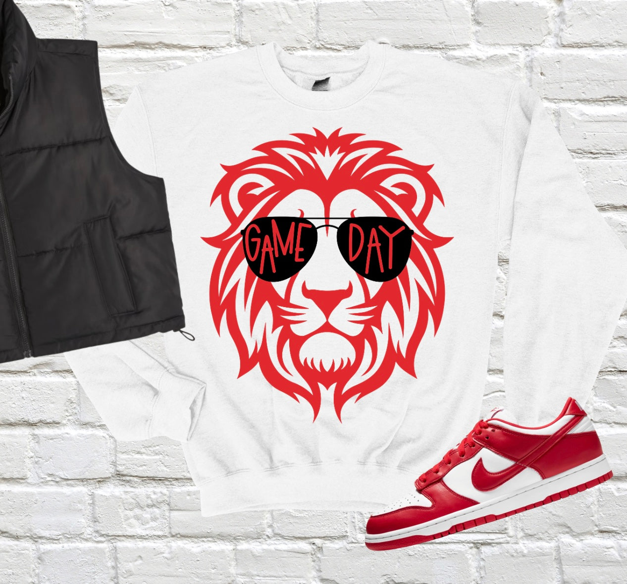 Lion Game Day Red