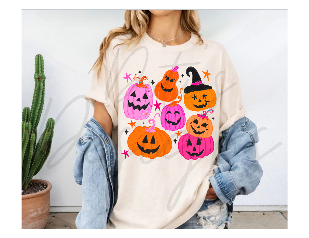 Orange Colorful Pumpkins