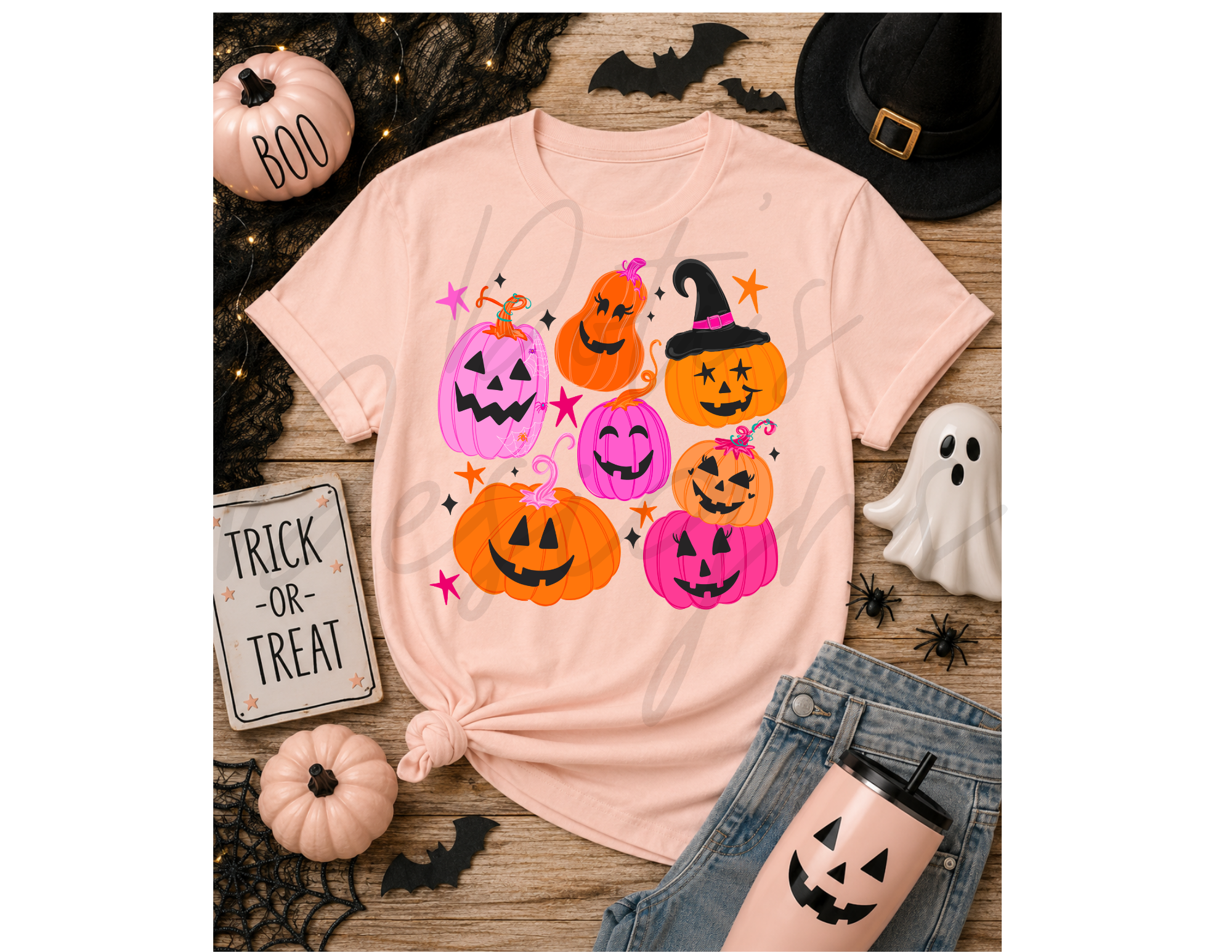 Orange Colorful Pumpkins
