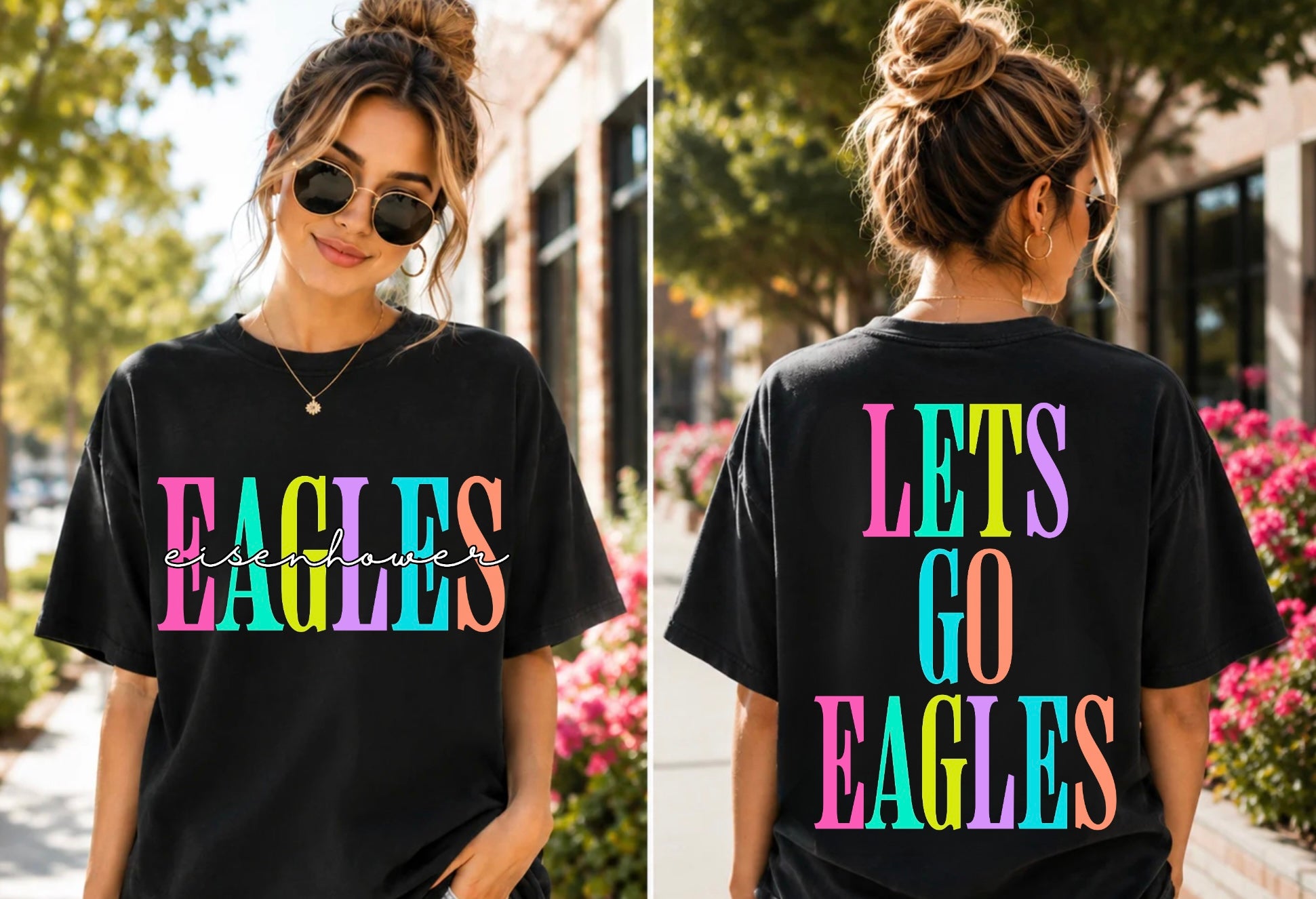 Colorful Eagles T-Shirt