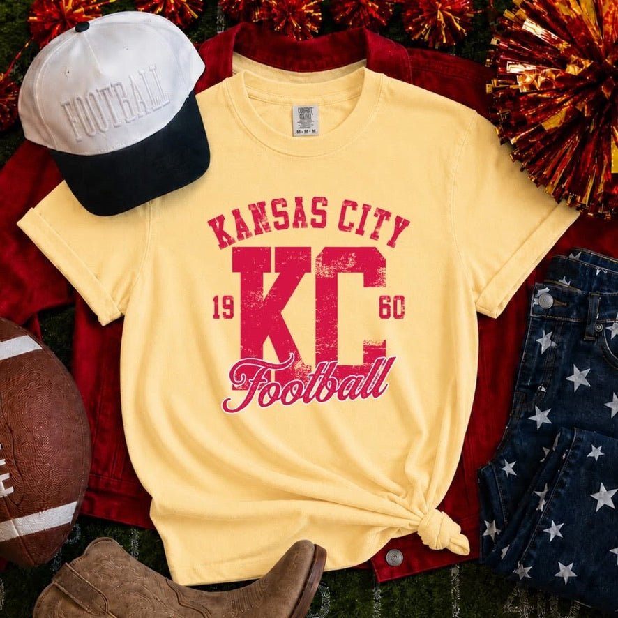 KC Football 0n Yellow