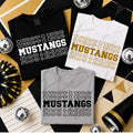 Mustangs Stacked Reflection