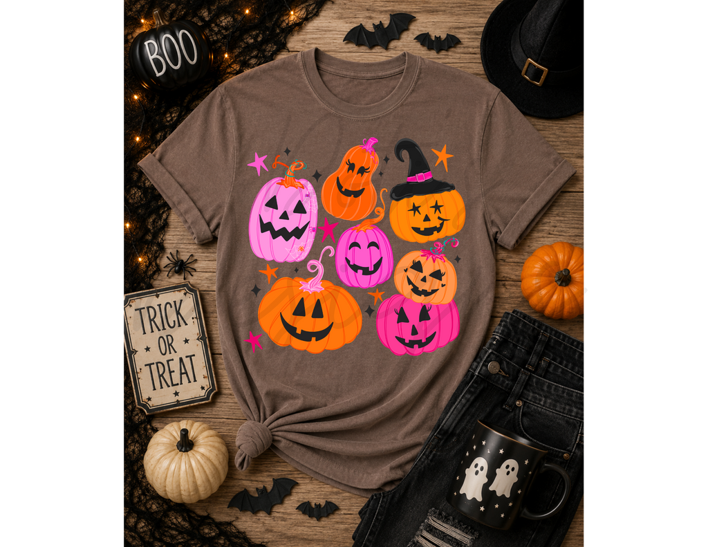Orange Colorful Pumpkins