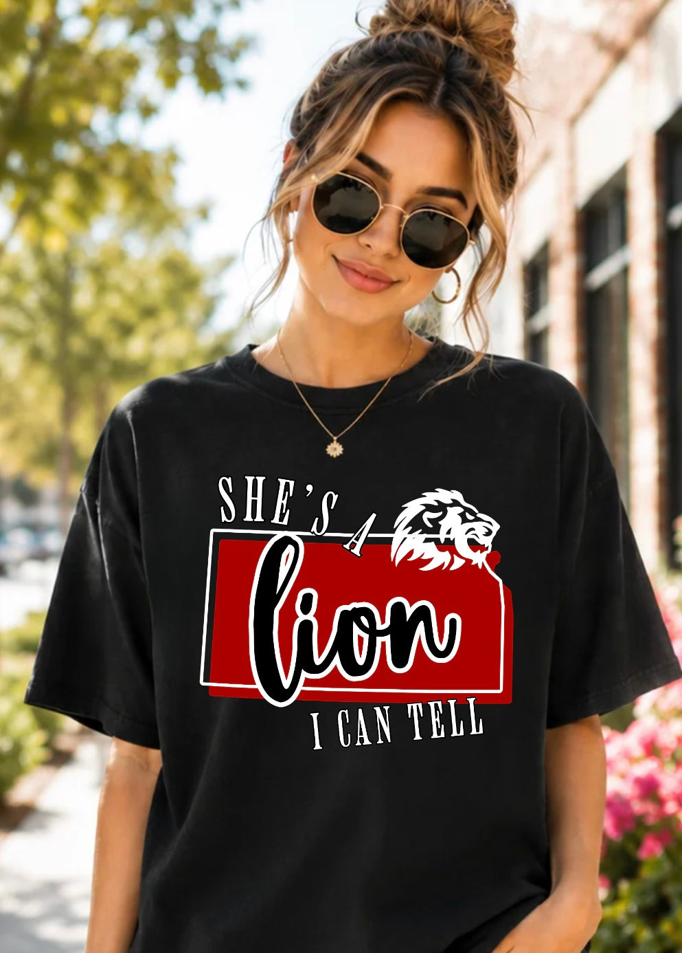 She's A Lion (Black and White Options)