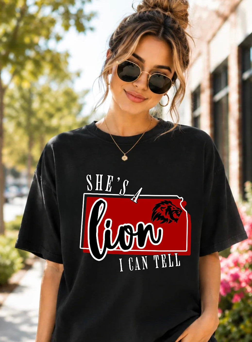 She's A Lion (Black and White Options)