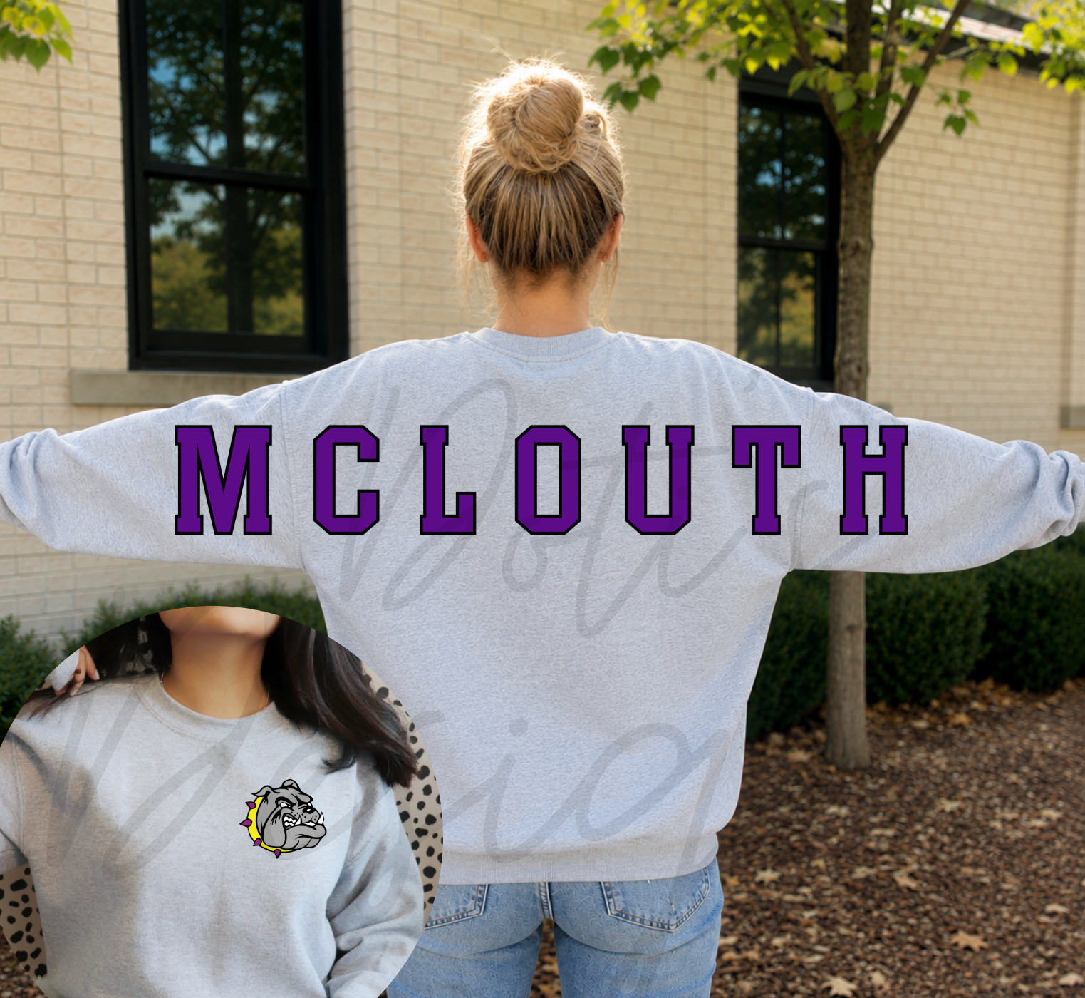 McLouth Varsity Sweatshirt - Back/Pocket Design