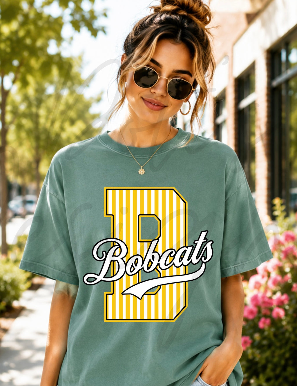 Bobcats Striped School Spirit