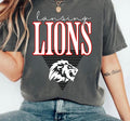 Lansing Lions Retro Geometric