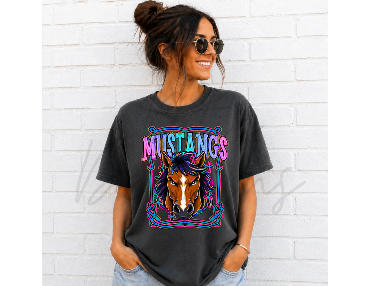 Retro Pop Mustangs