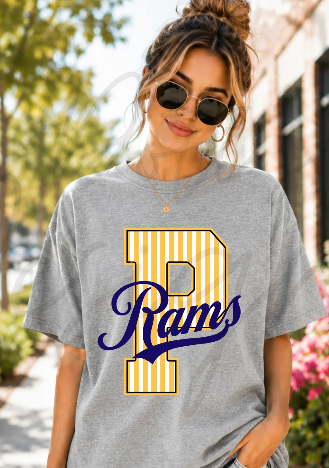 Rams Striped School Spirit
