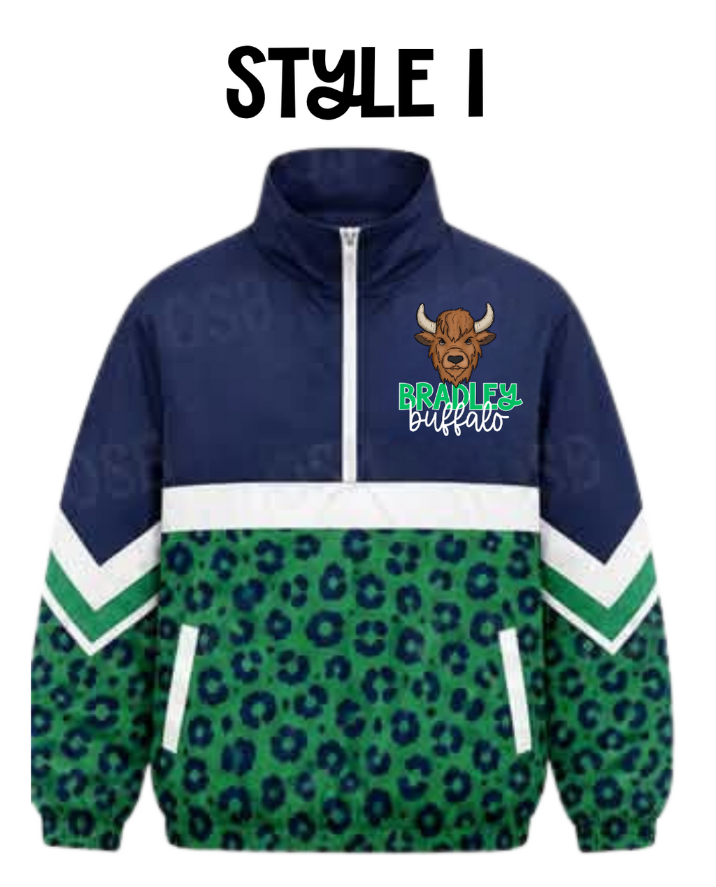 Bradley Buffalo Quarter Zip Windbreaker PRE-ORDER