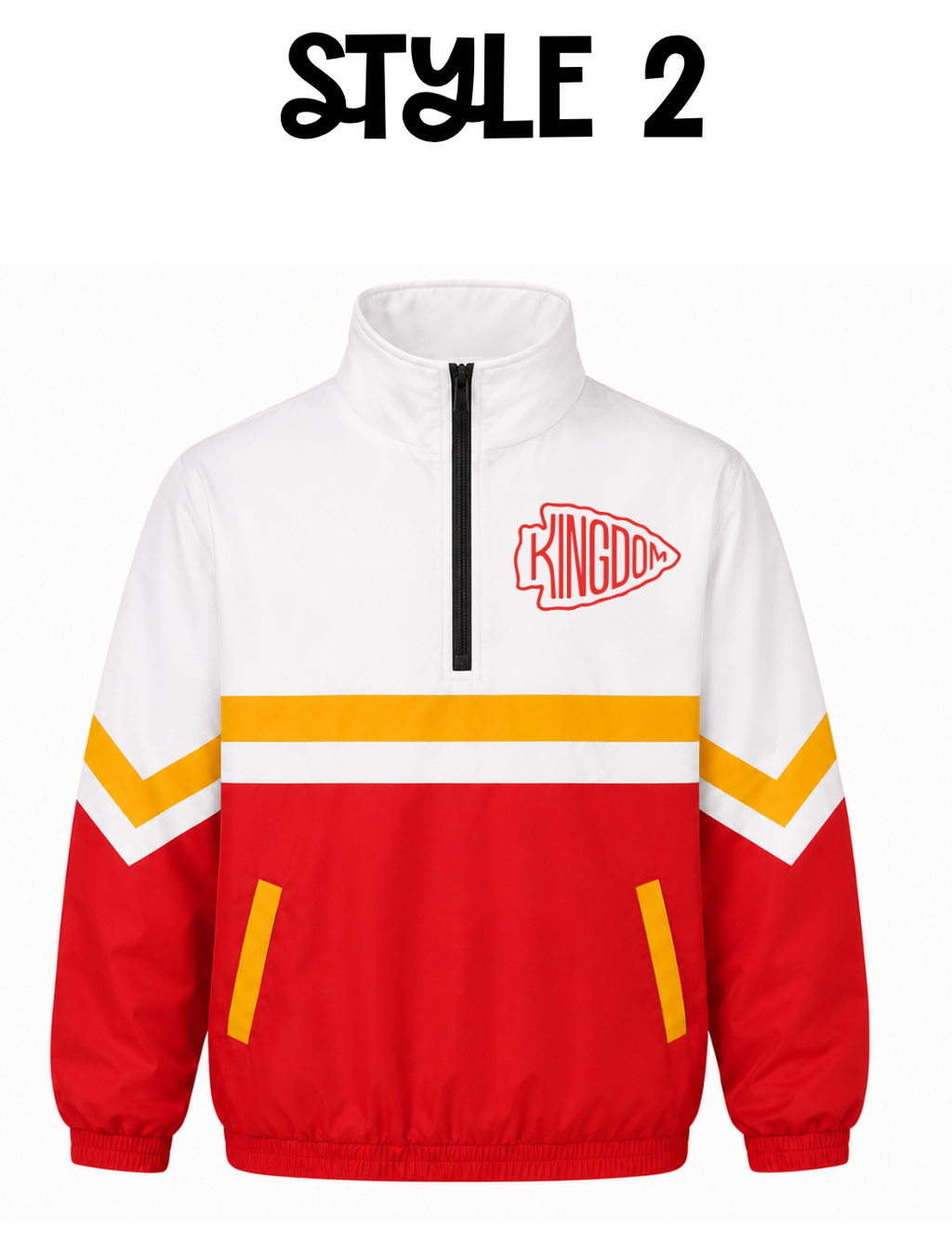KC Football Quarter Zip Windbreaker PRE-ORDER