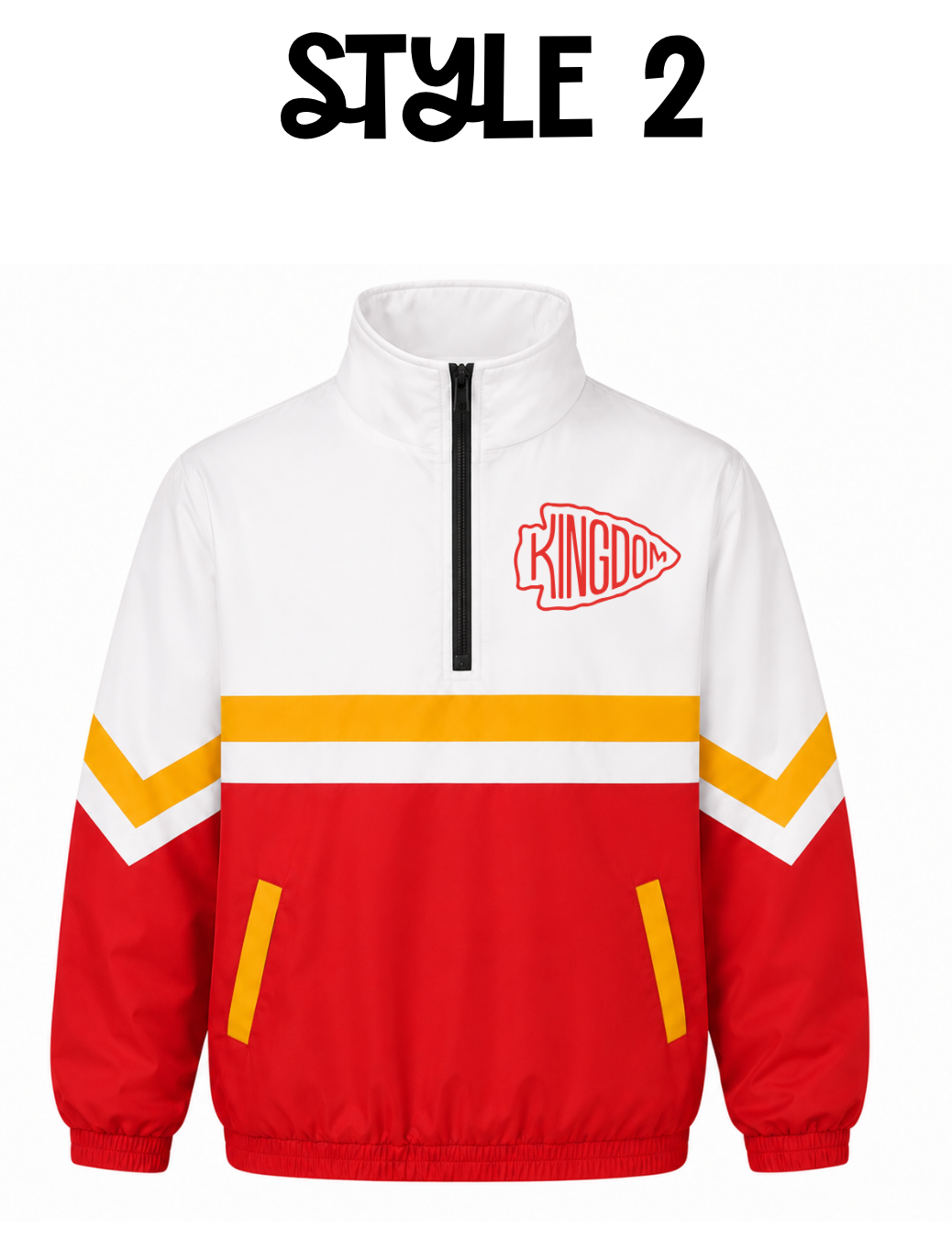 KC Football Quarter Zip Windbreaker PRE-ORDER
