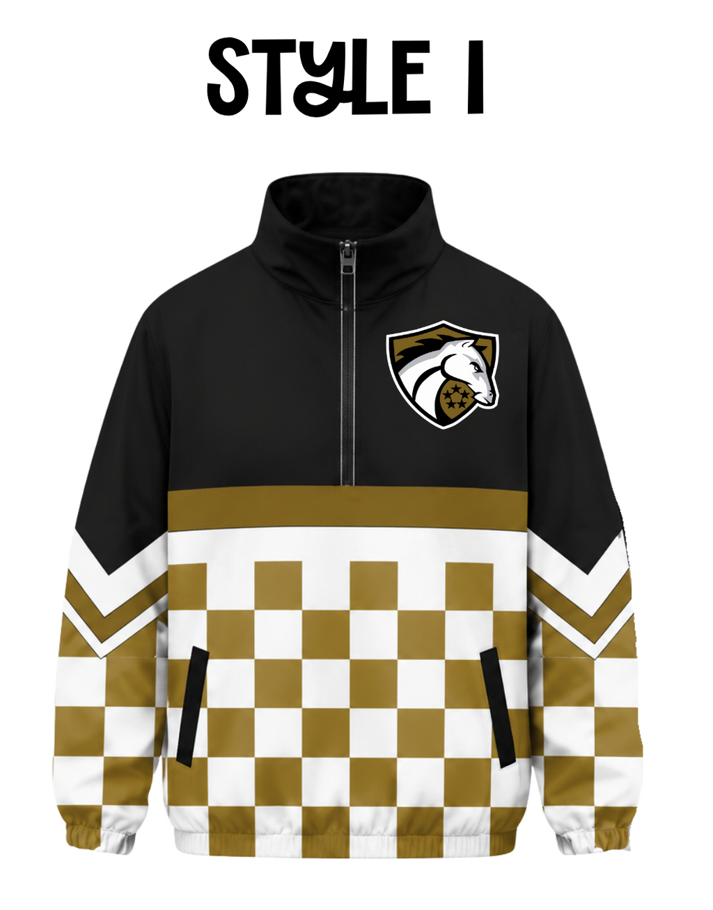Mac Mustangs Quarter Zip Windbreaker PRE-ORDER