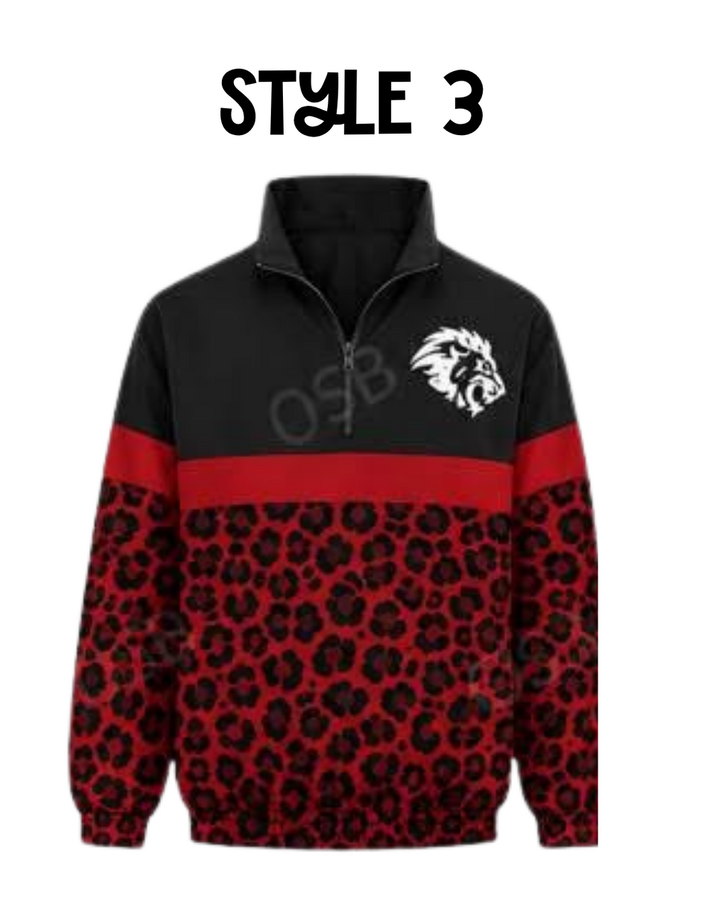 Lansing Lions Quarter Zip Windbreaker PRE-ORDER