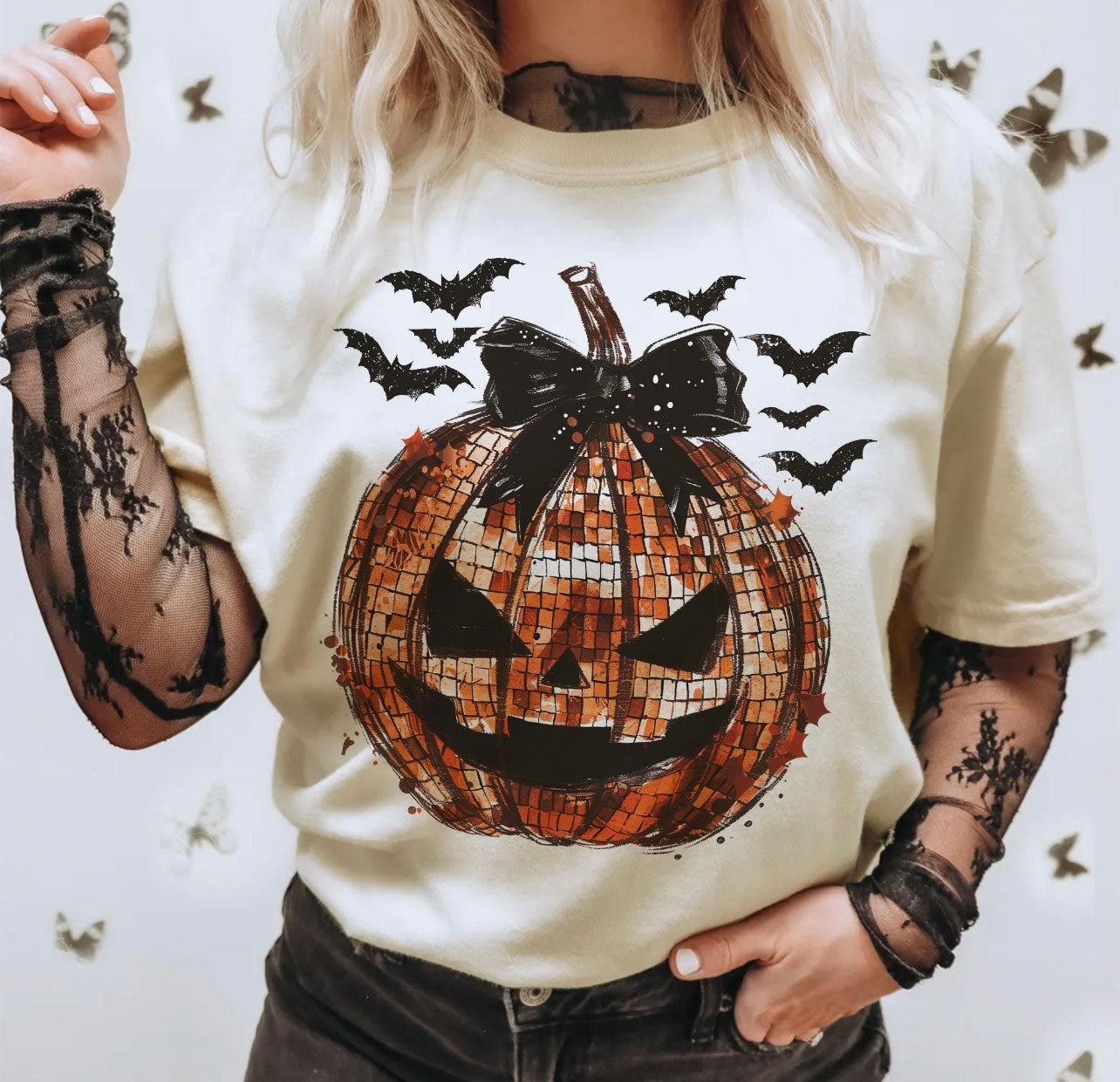 Orange Disco Jack-O-Lantern